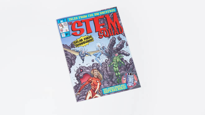 The front cover of the STEM Squad comic