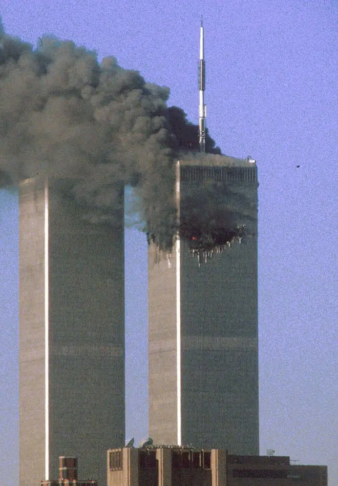 The North Tower was hit first