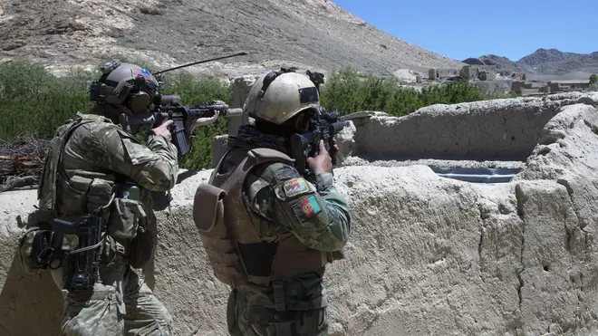 An Afghan special forces commando has been arrested