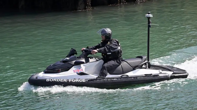 The jet skis will reportedly be used to turn boats around mid-crossing.