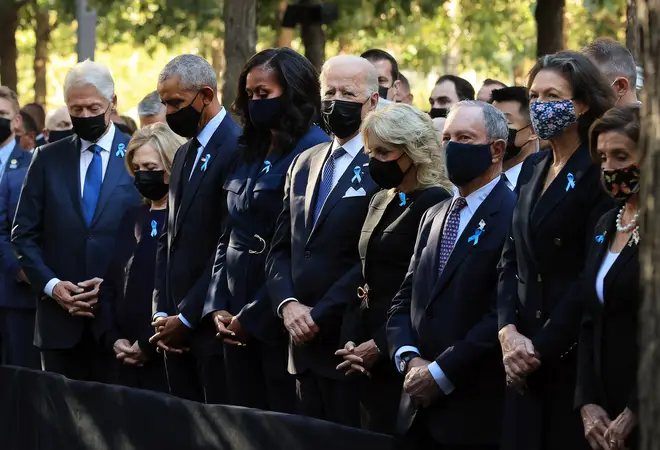 US president Joe Biden travelled to Ground Zero alongside former presidents such as Barack Obama.