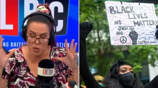 Natasha Devon challenges caller who says BLM has 'set back race relations 20 years'