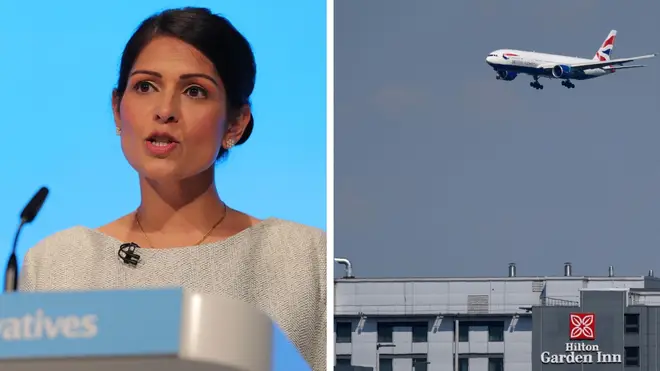 Patel is under fire over a Heathrow meeting