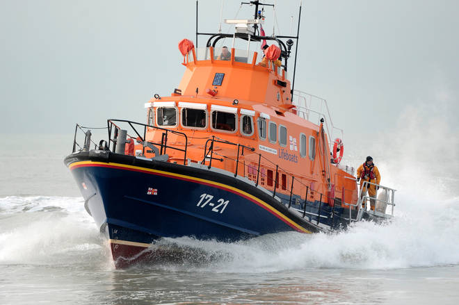 The body was recovered by the RNLI with the Coastguard