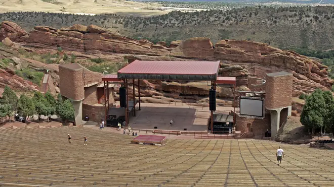 The Red Rocks venue outside Denver, Colorado