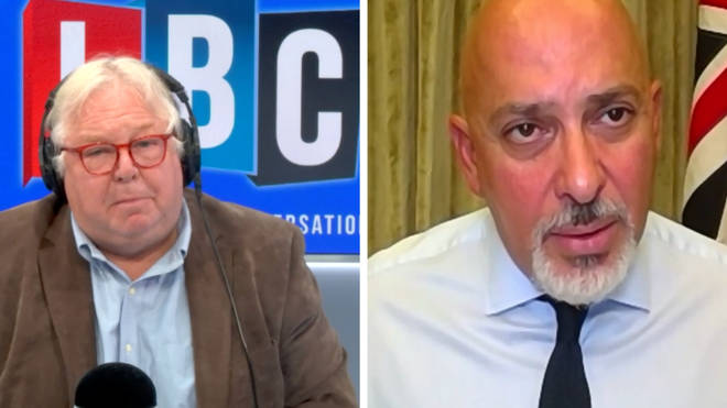 The vaccines minister Nadhim Zahawi was questioned about the decision to vaccinate all 12 to 15 year olds by Nick Ferrari on LBC.