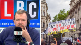 James O'Brien caller despairs as conspiracist wife won't let kids have Covid jab