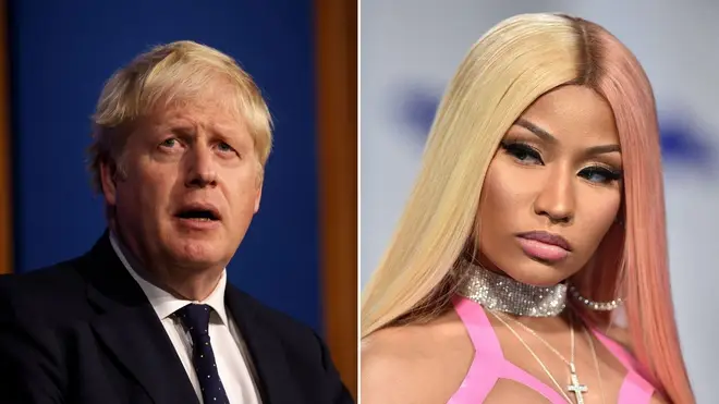 Nicki Minaj said she "went to school with Margaret Thatcher" in her response to the PM