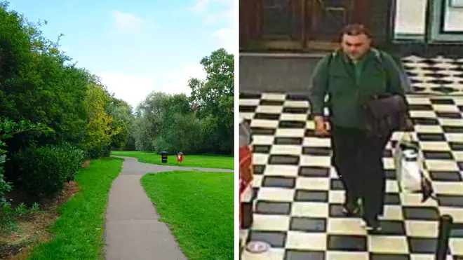 Police have released CCTV footage of a man they wish to speak with in connection with a rape in Watling Park, Edgware.