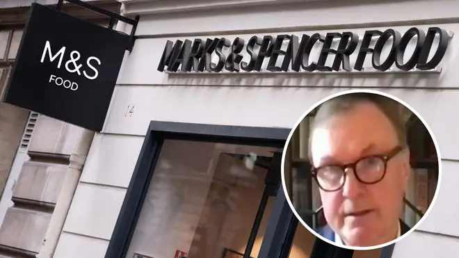 M&S chief Archie Norman hinted at the closure of stores in an exclusive interview with LBC on Monday.