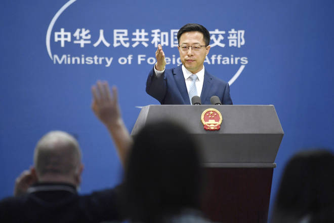 Chinese Foreign Ministry Spokesman said the AUKUS pact "seriously undermines regional peace and stability and intensifies the arms race".