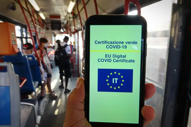 Staff in Italy will need to show Covid passes in order to access their workplaces