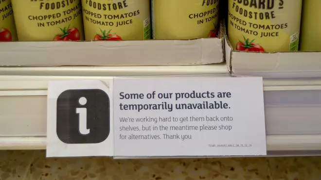 Ministers are holding crisis talks to avoid worsening food shortages in the UK