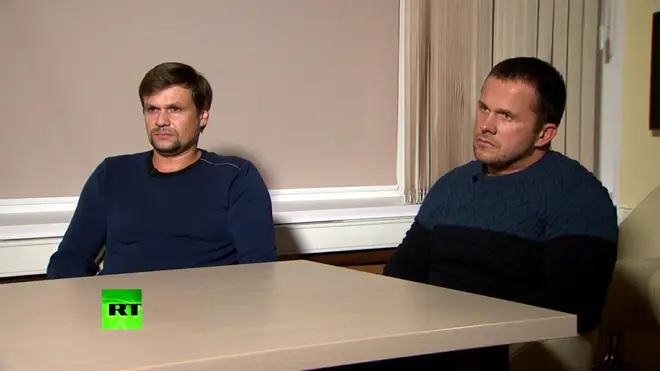 Petrov and Boshirov interviewed by RT