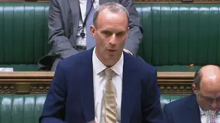 Dominic Raab will stand in for Boris Johnson