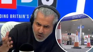 Maajid Nawaz clashes with caller 'pinning' HGV driver shortage on Brexit