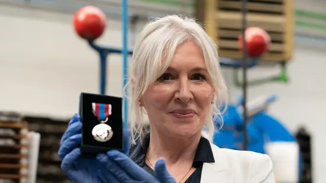 The Culture Secretary went to see the medals being created