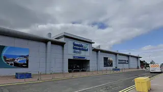There has been an aircraft accident at Teeside International Airport.