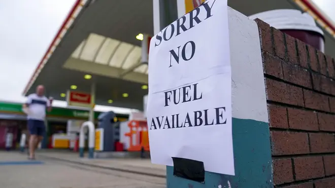 Pumps are running dry at some petrol stations amid panic buying