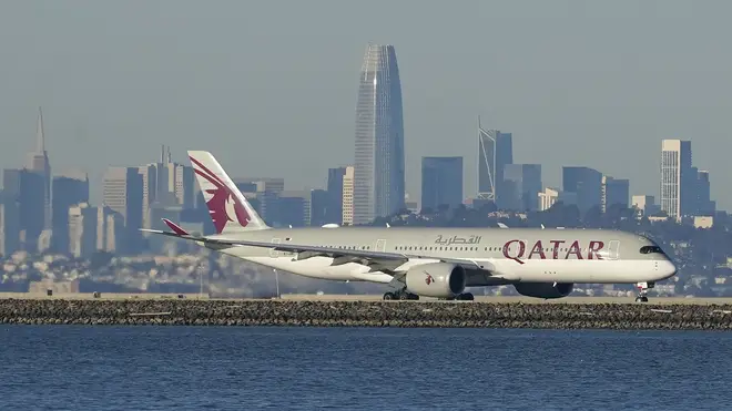 A Qatar Airways aircraft