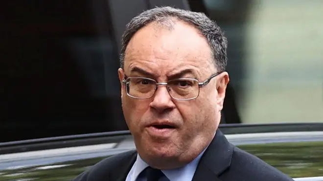 Andrew Bailey made the warning at an annual dinner.