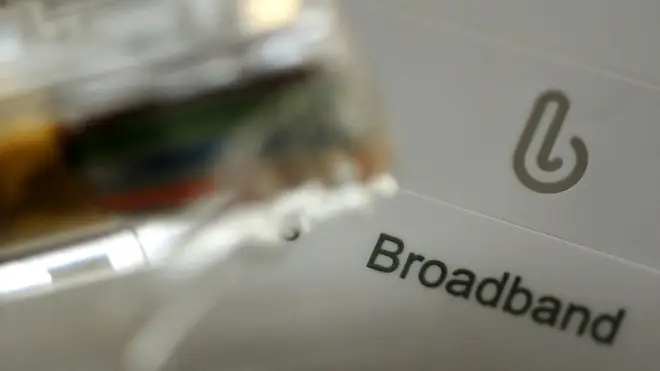 A broadband logo