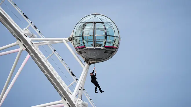The stunt took place on the London Eye.