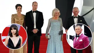 Four members of the Royal family attended the No Time To Day premiere alongside a star studded cast for Daniel Craig's last appearance as Bond.