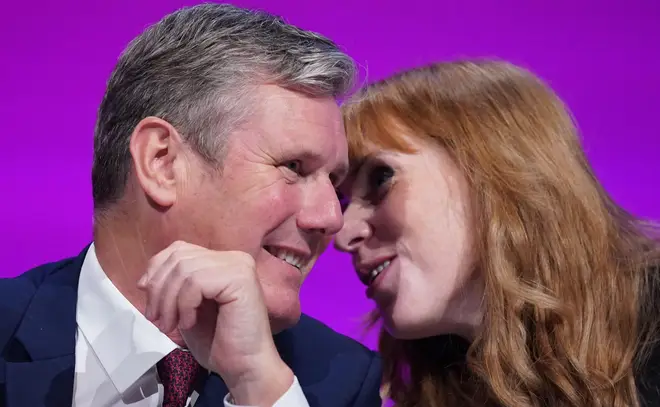 Sir Keir Starmer and Angela Rayner at this week's Labour Party conference