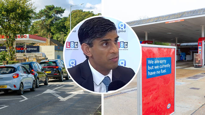 Rishi Sunak refused to guarantee the fuel crisis will be over by the end of the week