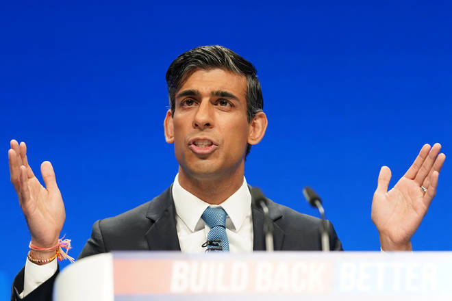 Rishi Sunak defended his tax hikes during his Conservative conference speech on Monday