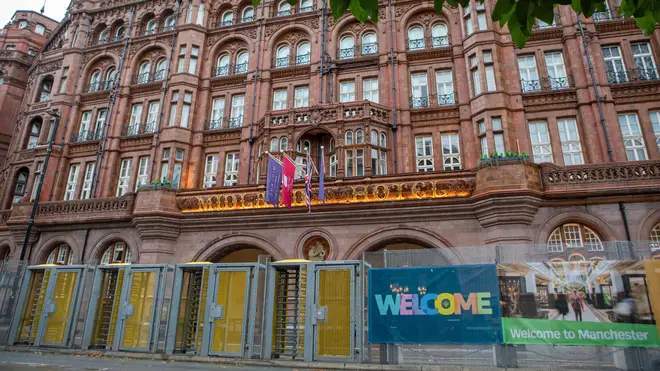 The alleged attack happened at the Midland Hotel in Manchester
