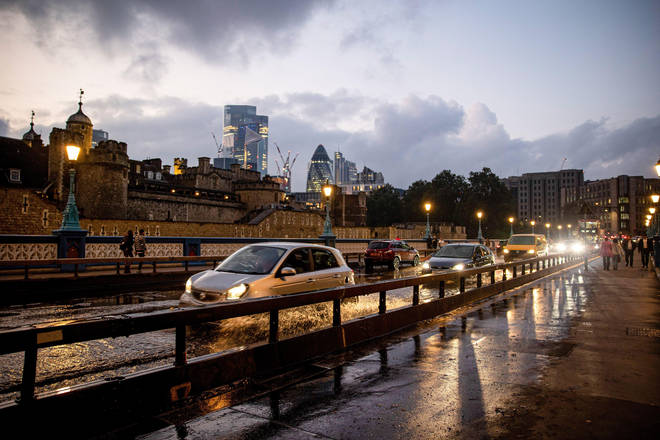 It comes weeks after Tower Bridge flooded on September 14 after hours of heavy rain