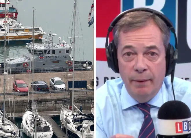 Nigel Farage demands action to stop migrants illegally crossing Channel
