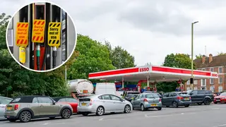 Filling stations in London and the South-East are running dry more quickly.