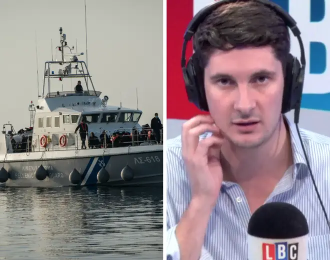 Two callers went head-to-head following a spike in migrants crossing the Channel in boats