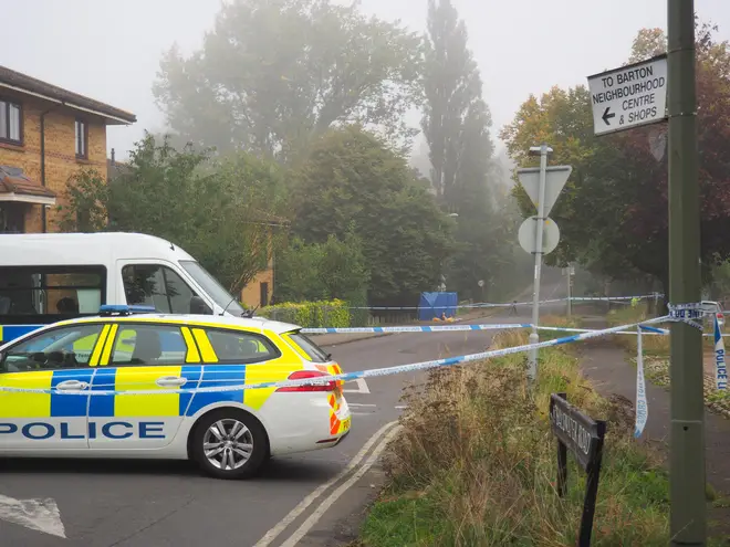 Police have cordoned off Bayswater Road in Barton