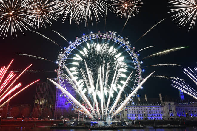 The last New Year firework ceremony in London that was open to the public was on 1 January, 2020