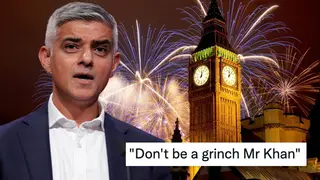 The Mayor of London has been branded "the grinch" for cancelling London's NYE fireworks.