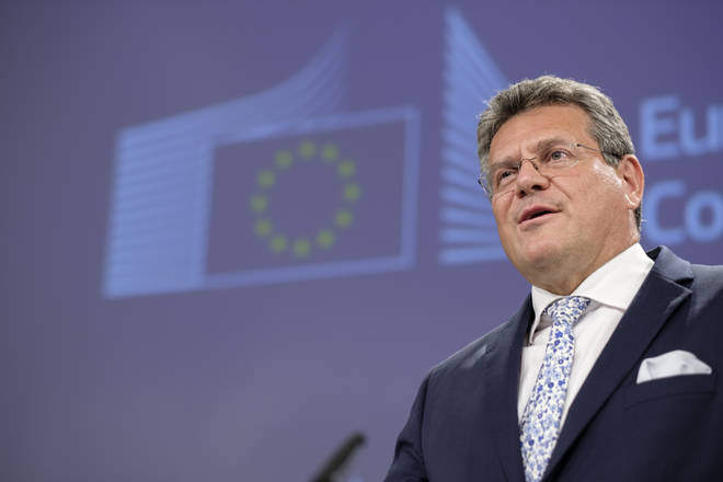 Maros Sefcovic has outlined EU plans to overhaul the Northern Ireland Protocol
