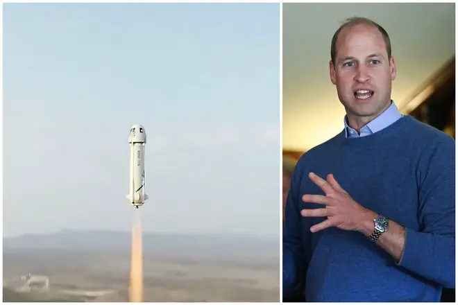 Prince William has criticised the space race, which has included Jeff Bezos's Blue Origin project