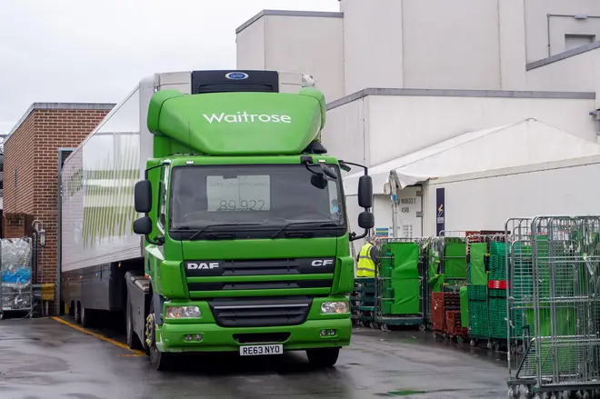 A shortage of HGV drivers has led to fears of empty supermarket shelves this Christmas