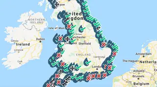 Surfers Against Sewage have released an interactive map showing the worst affected coastal areas