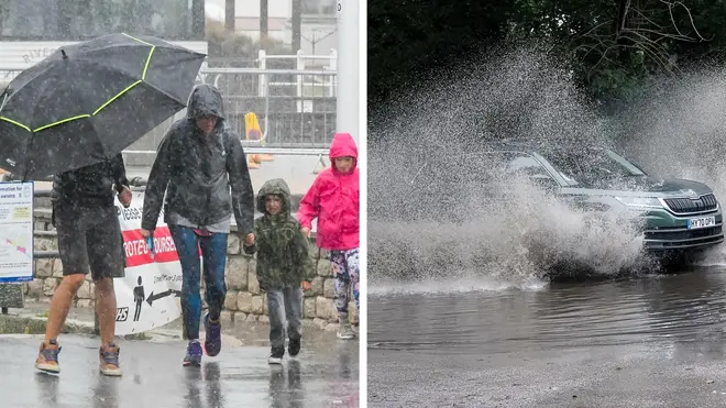 The Met Office has issued an amber warning for rain in the north west of England.