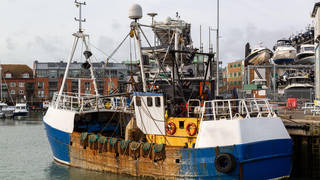 French authorities detained the trawler yesterday (stock image)