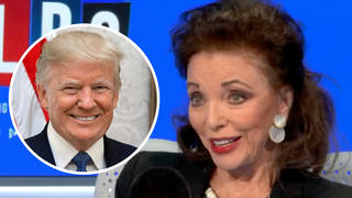 Trump was 'absolutely charming', Dame Joan Collins tells LBC