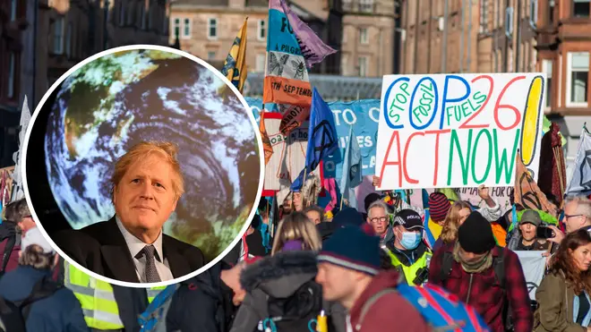 Boris Johnson has said he hopes COP26 will bring the "beginning of the end" of global warming