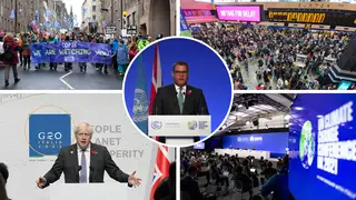 The first day of COP26 saw protests, speeches and travel problems