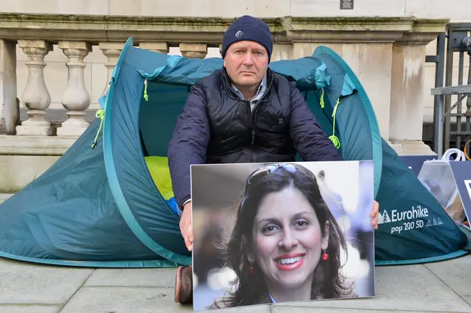 Richard Ratcliffe is on day 10 of his hunger strike outside the Foreign Office