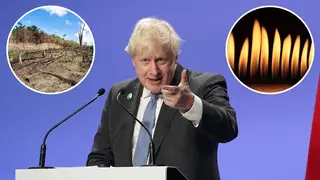 Boris Johnson has praised progress made at COP26.